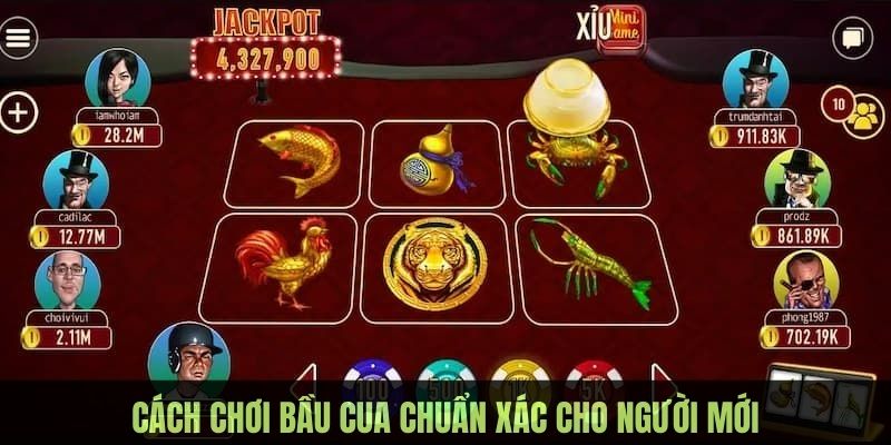 Hướng dẫn cách chơi bầu cua chuẩn xác cho người mới bắt đầu